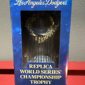 2024 World Series Los Angeles Dodgers Replica Trophy Stadium Giveaway Exclusive